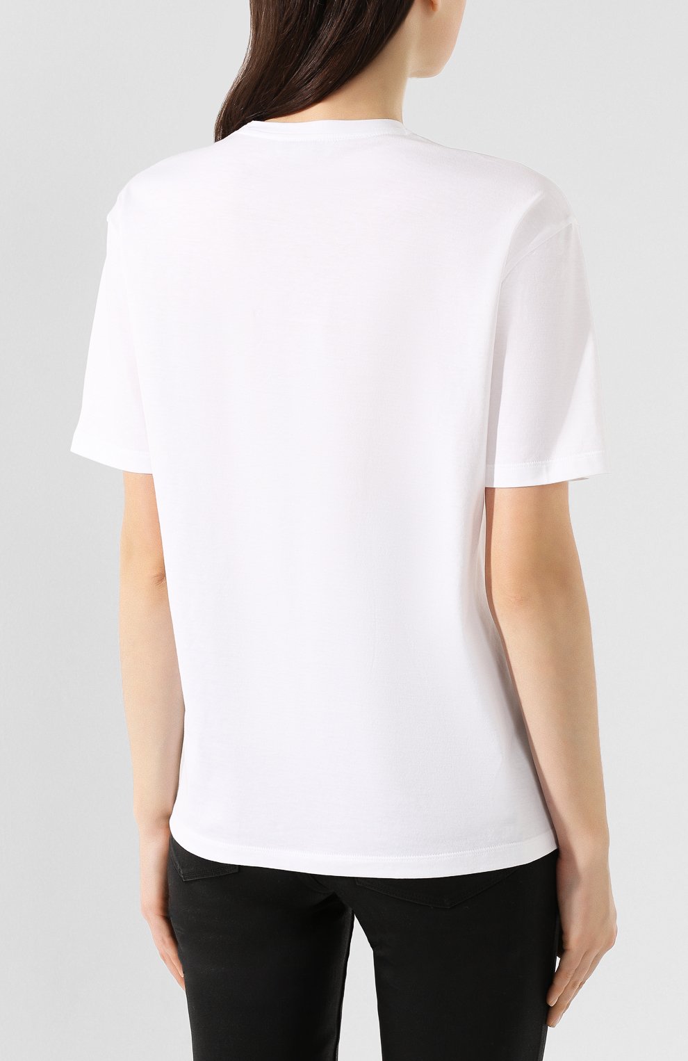 Хлопковая футболка ALEXANDER MCQUEEN, арт. 610895/QZAAZ, фото 4