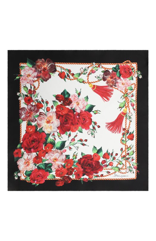 Шелковый платок Dolce & Gabbana FN093R/GDC5B Разноцветный  FN093R/GDC5B Фото 4