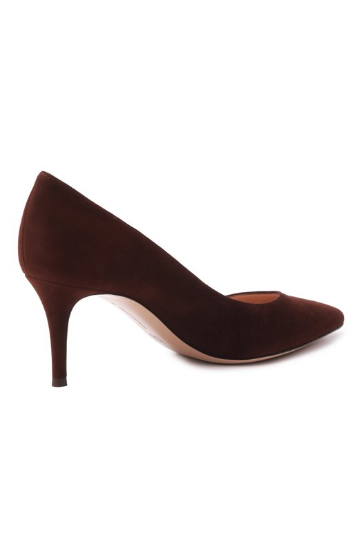 Замшевые туфли Gianvito 70 Gianvito Rossi G26770.70RIC.CAMCH0C Коричневый  G26770.70RIC.CAMCH0C Фото 5