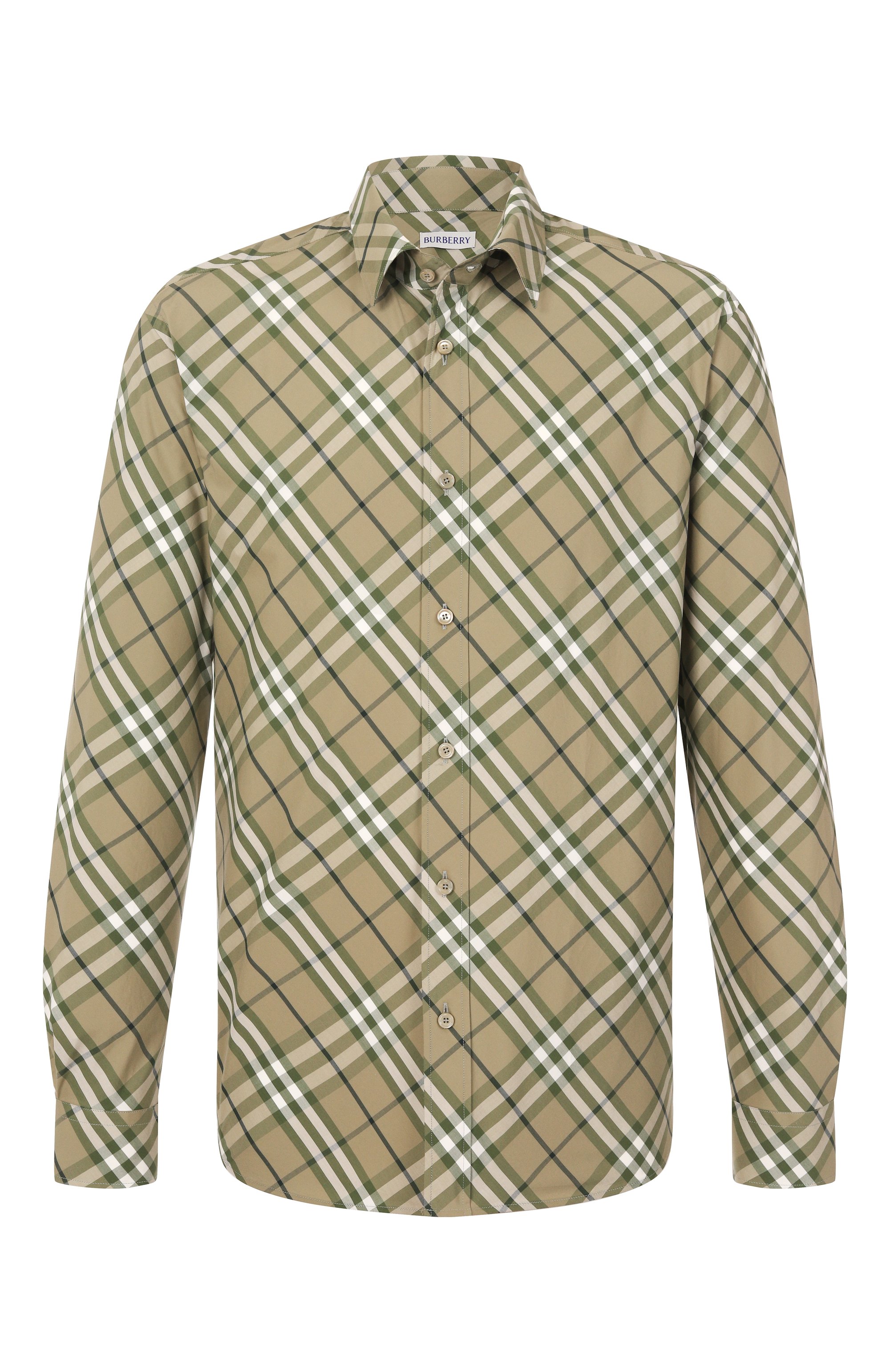 Хлопковая рубашка BURBERRY, арт. 8109377, фото 1