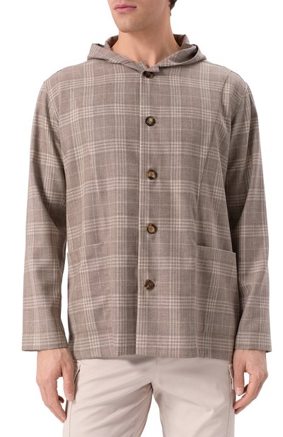 Шерстяная рубашка KITON, арт. UMCLUCAK0624E05, фото 3