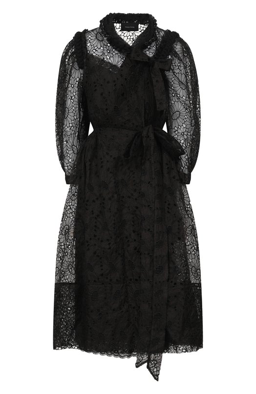 

Платье из вискозы и шелка Simone Rocha, Чёрный