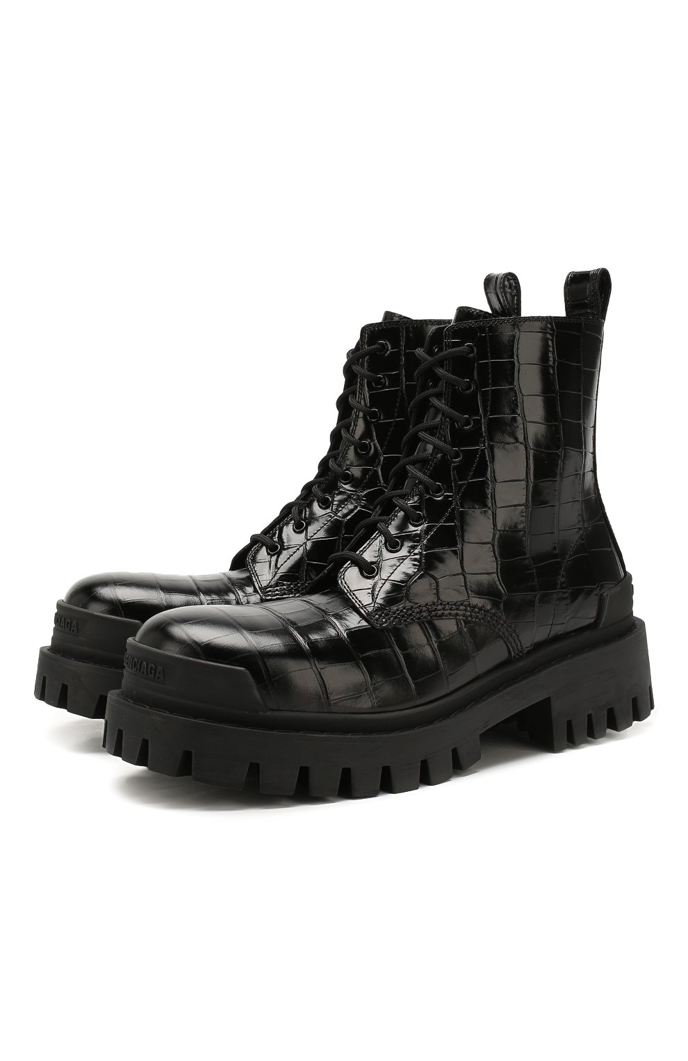 Кожаные ботинки strike BALENCIAGA, арт. 600970/WA9D0, фото 1