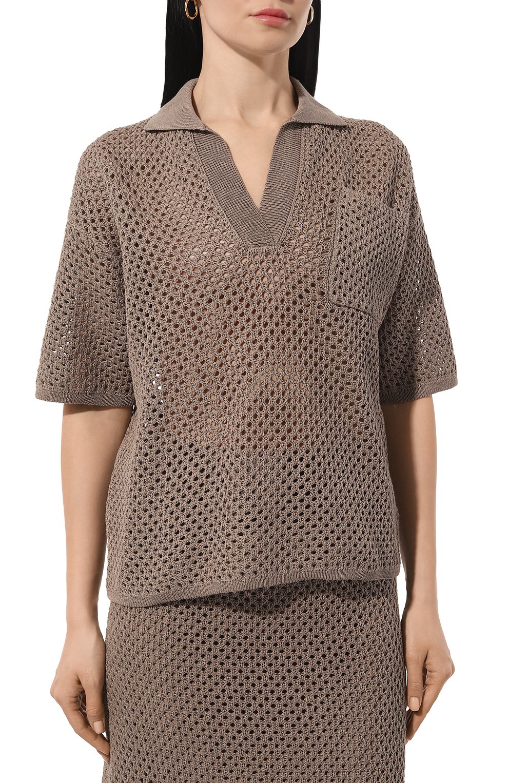 Хлопковой пуловер BRUNELLO CUCINELLI, арт. M7876B1335, фото 3