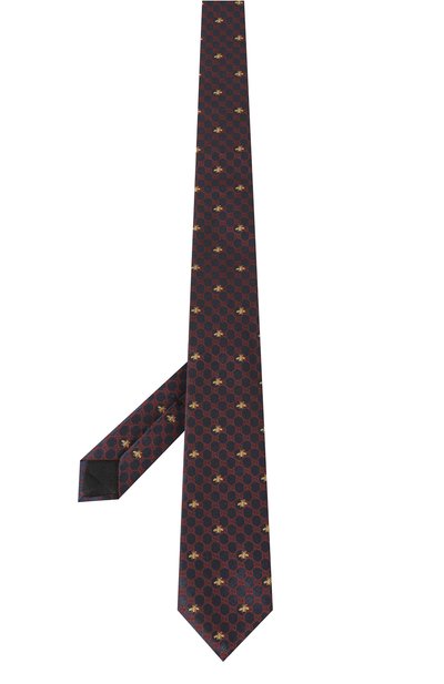 Шелковый галстук GUCCI, арт. 545078 4E002, фото 3