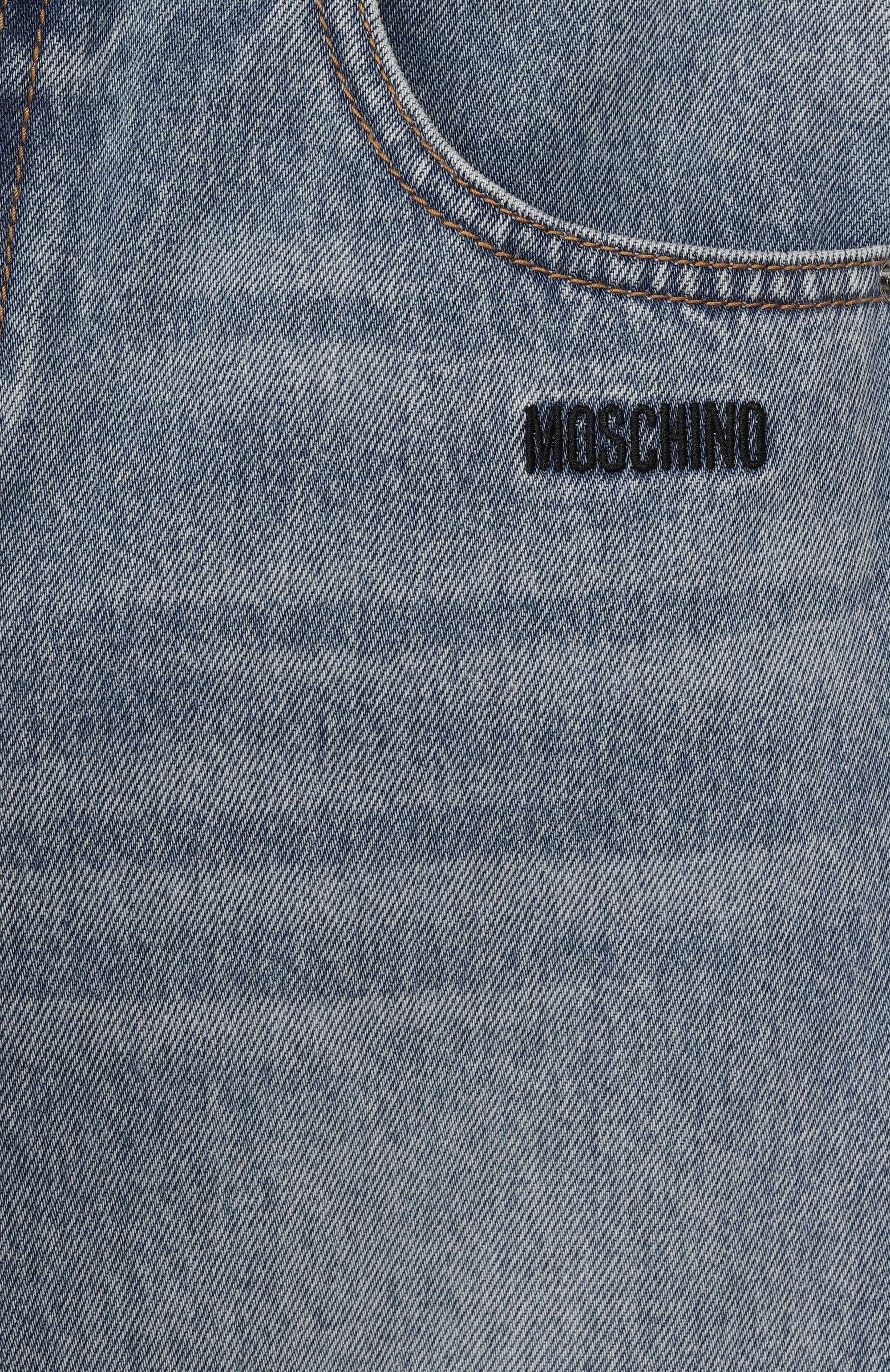 Джинсовые шорты MOSCHINO, арт. HUQ02J/L0E35_001, фото 3