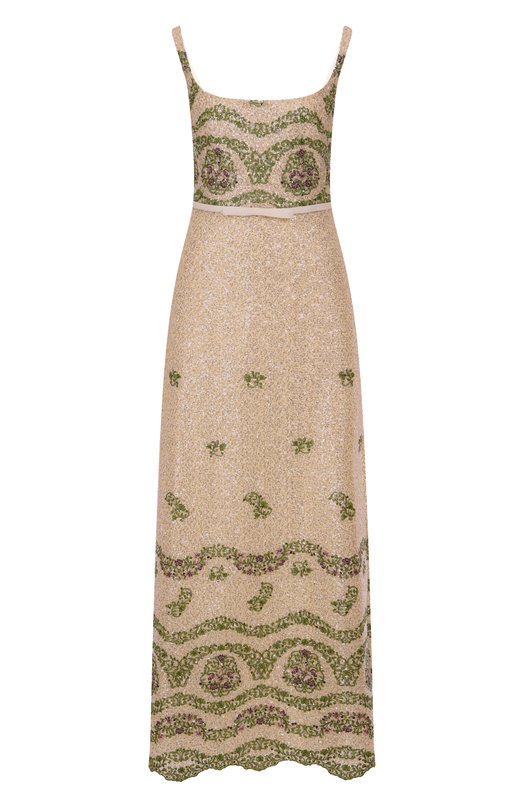 Платье с отделкой пайетками Giambattista Valli 25FWPVCA5159/35PAI Бежевый 25FWPVCA5159/35PAI