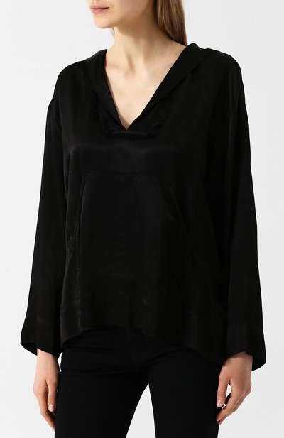 Топ с длинным рукавом и капюшоном RAQUEL ALLEGRA, арт. Z82-6835, фото 3