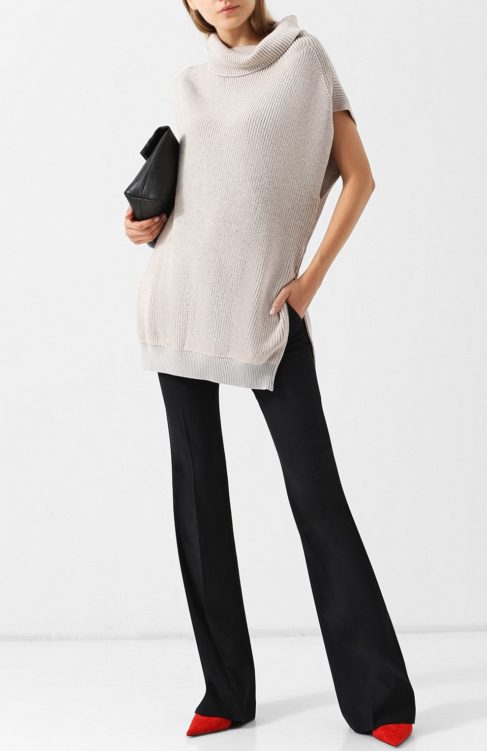 Вязаный шерстяной жилет с воротником-стойкой STELLA MCCARTNEY, арт. 520144/S1886, фото 2