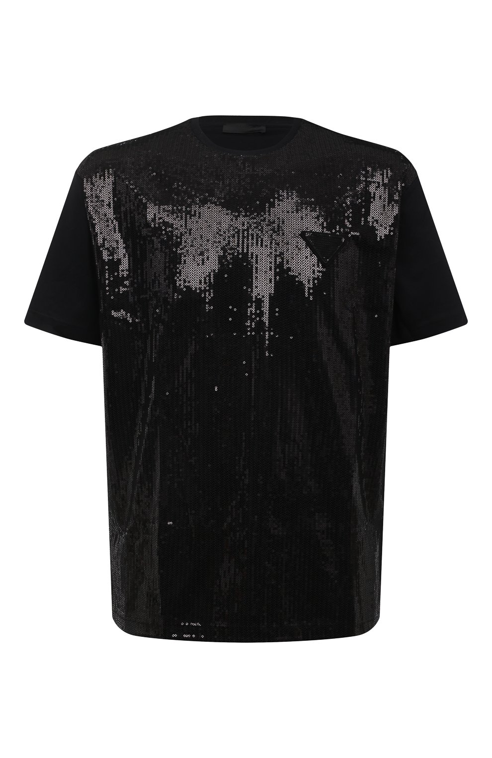 Хлопковая футболка PRADA, арт. UJN782-1Z5Y-F0002-221, фото 1