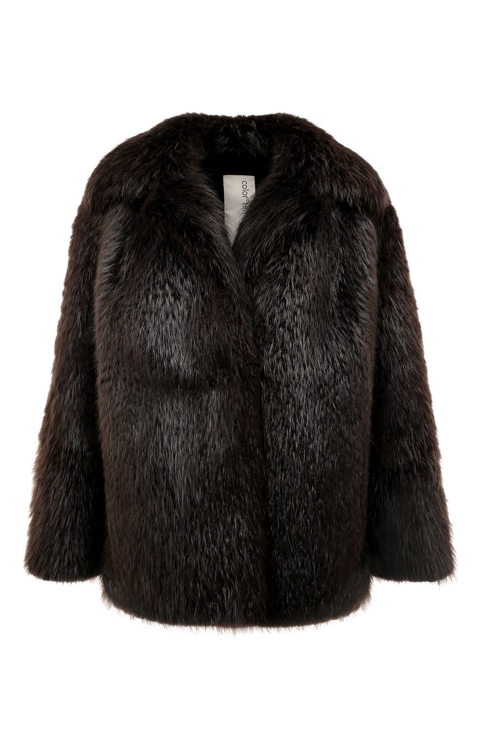 Шуба из меха бобра COLOR TEMPERATURE, арт. Боб-6/504, фото 1