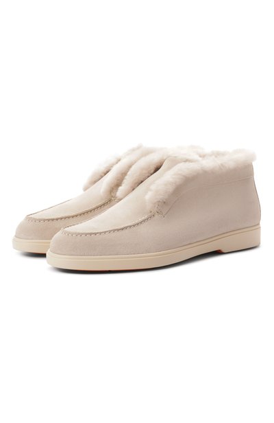 Женские замшевые ботинки yalta SANTONI, арт. WUYG58457TISAPFR
