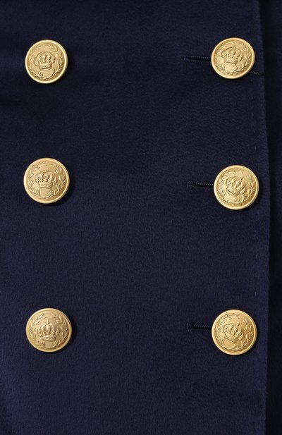 Двубортное шерстяное пальто с декоративными пуговицами DOLCE & GABBANA, арт. F0W00T/FU2Y6, фото 5