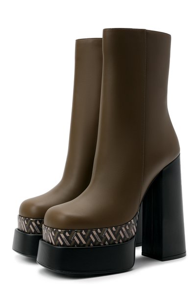 Женские кожаные ботильоны VERSACE, арт. 1001783/1A01733