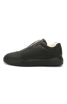 Мужские кожаные кеды HARRYS OF LONDON черного цвета, арт. TUBE WARM TECH LEATHER | Фото 3 (Подошва: Массивная; Статус проверки: Проверено, Проверена категория; Материал утеплителя: Овчина, Натуральный мех; Стили: Классический; Материал сплава: Проставлено, Проверено; Драгоценные камни: Проставлено; Материал внешний: Натуральная кожа; Кросс-КТ: Низкие)