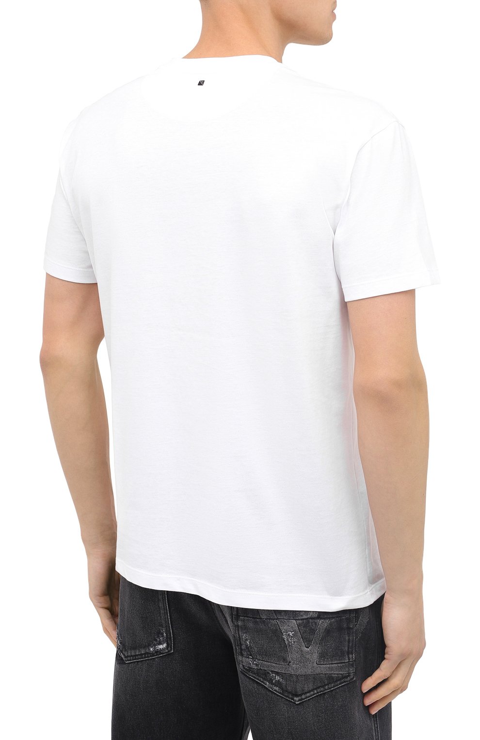 Хлопковая футболка VALENTINO, арт. UV0MG10V6WH, фото 4