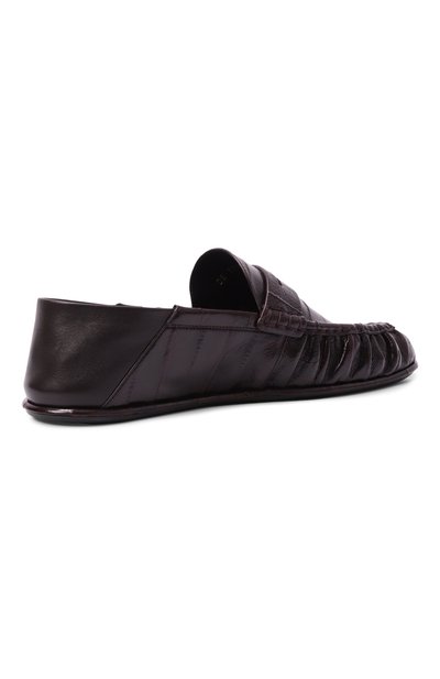 Кожаные пенни-лоферы le loafer SAINT LAURENT, арт. 800728/0WXAB, фото 5