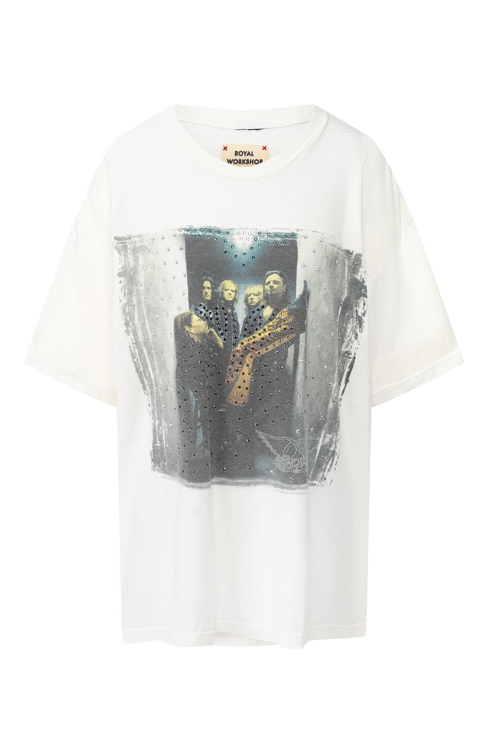 Хлопковая футболка ROYAL WORKSHOP, арт. ST0NED TEE FR0NT+BACK, фото 1