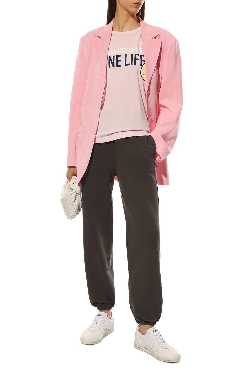 Хлопковая футболка dsquared2 x smiley DSQUARED2, арт. S73GC0270/S24307, фото 2
