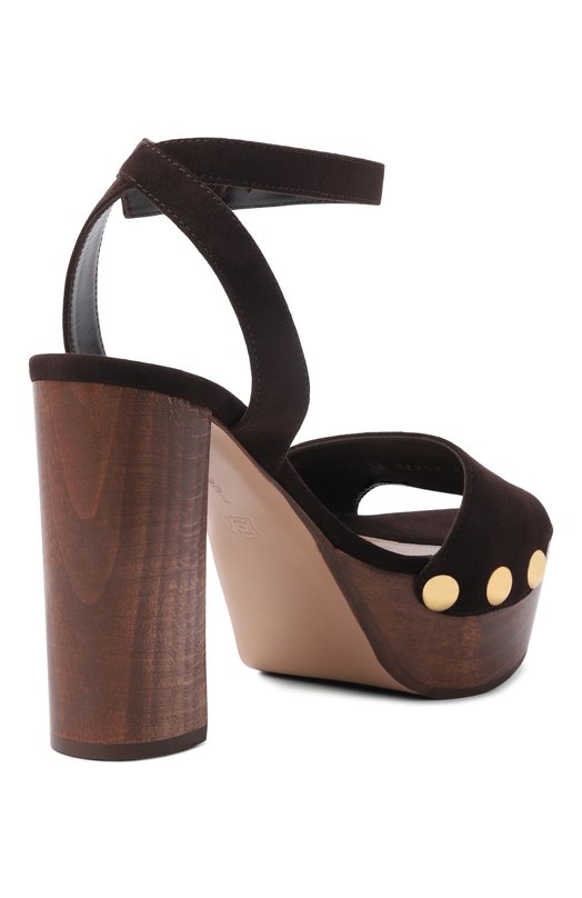Замшевые босоножки Ardéa 110 Gianvito Rossi G32753.70LEG.CAMM0KA Коричневый  G32753.70LEG.CAMM0KA Фото 5