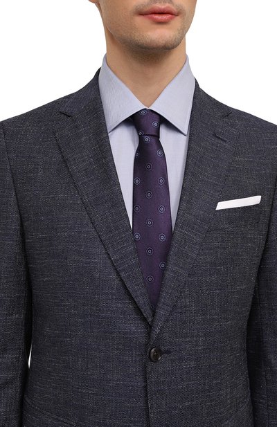 Шелковый галстук CANALI, арт. 18/HJ04073, фото 2