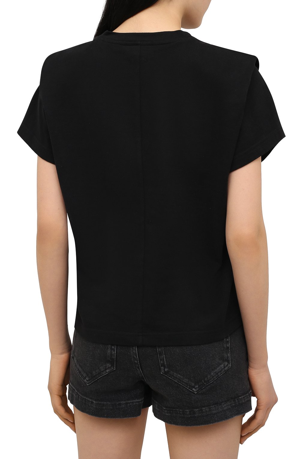 Хлопковая футболка ISABEL MARANT, арт. TS0780-21P027I/ZELIT0, фото 4
