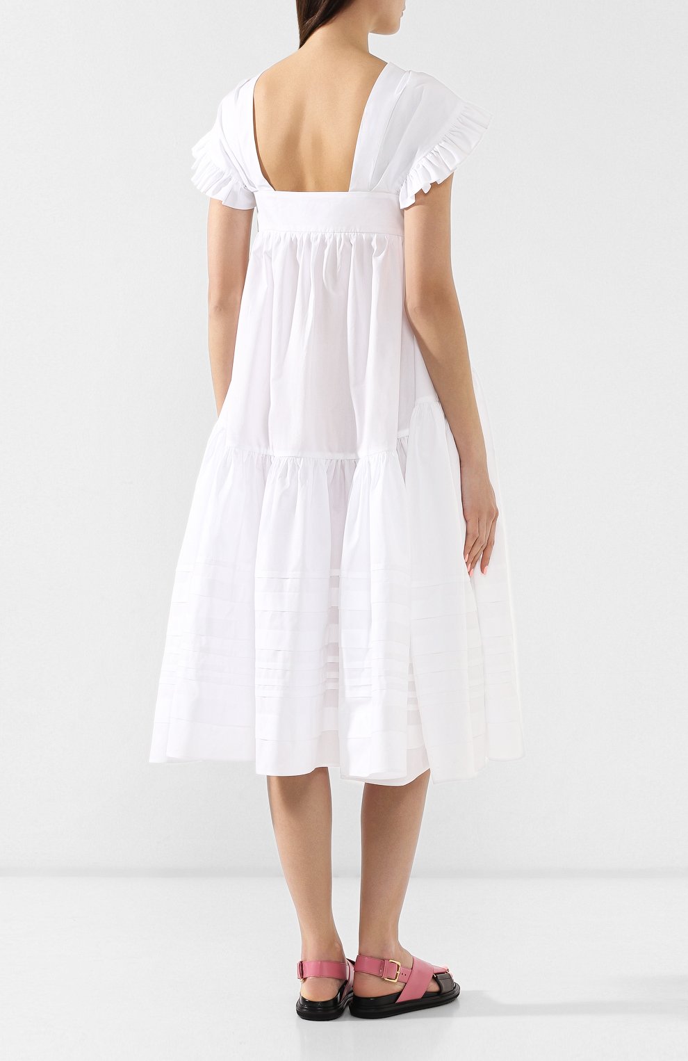 Хлопковое платье CECILIE BAHNSEN, арт. SS19-0012, фото 4