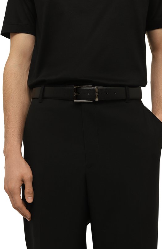Кожаный ремень Emporio Armani Y4S071/YKL1J Чёрный  Y4S071/YKL1J Фото 2