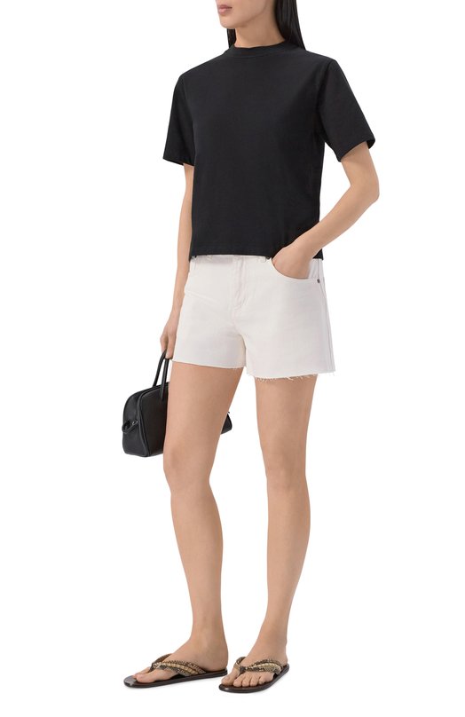 Джинсовые шорты Mini 12 STOREEZ 136824 Белый  136824 Фото 2