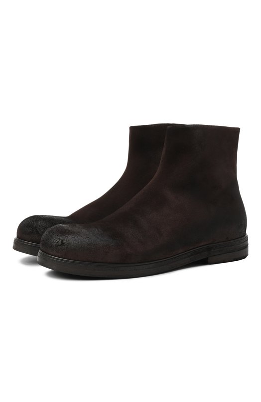 Замшевые полусапоги Zucca Zeppa Marsell MW7050/P024 Коричневый MW7050/P024