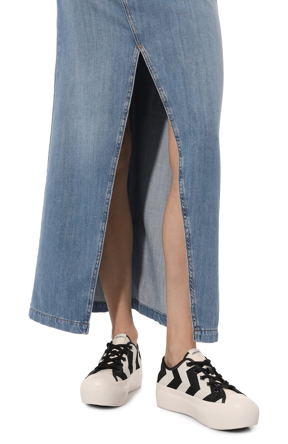 Текстильные кеды palma JIMMY CHOO, арт. PALMA/F/CYE, фото 3