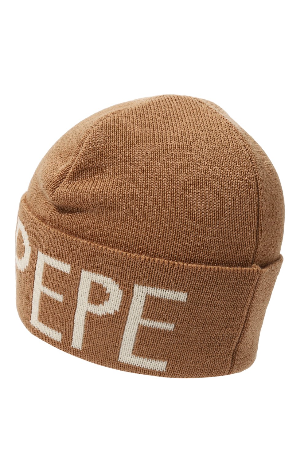 Шапка PATRIZIA PEPE бежевого цвета по цене 11200 руб., арт. 8F0454_A6B2, фото 3 Шапка PATRIZIA PEPE, арт. 8F0454_A6B2, фото 3