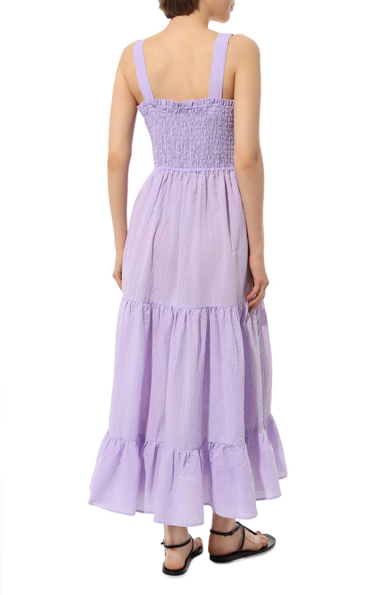 Платье из хлопка и льна PIETRO BRUNELLI, арт. AG2201/C0PANT, фото 4