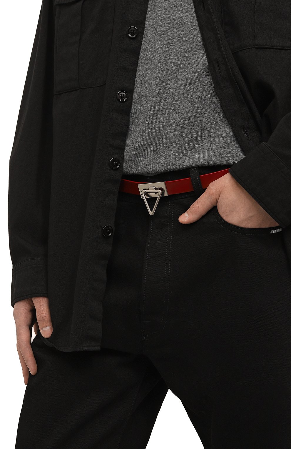 Кожаный ремень BOTTEGA VENETA, арт. 679522/V1C31, фото 2