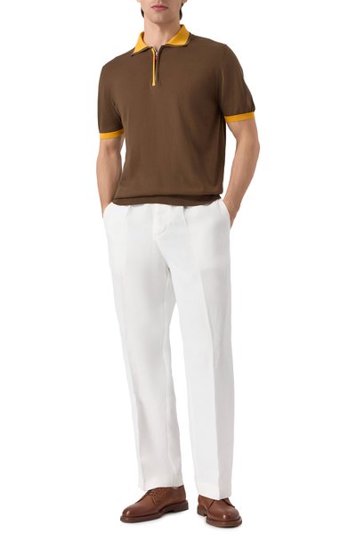 Льняные брюки INLINUM, арт. PAJAMA/TR0PEA, фото 2