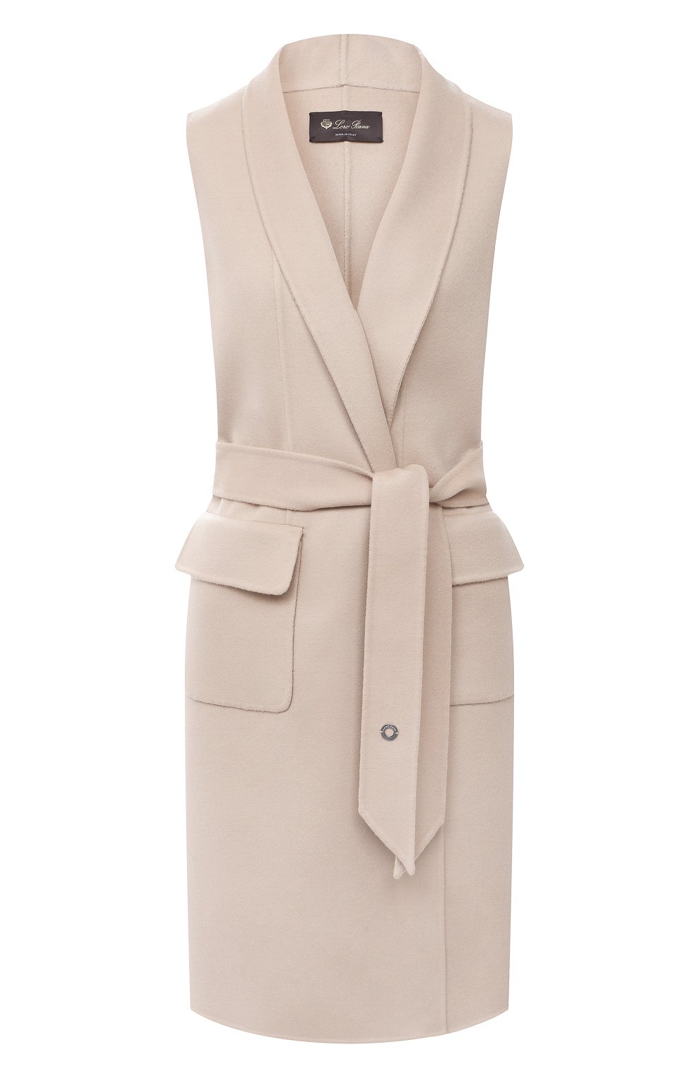 Кашемировый жилет LORO PIANA бежевого цвета по цене 338000 руб., арт. FAG3518, фото 1 Кашемировый жилет LORO PIANA, арт. FAG3518, фото 1