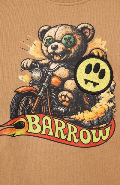 Хлопковый свитшот BARROW, арт. F6BKJBSW100, фото 3