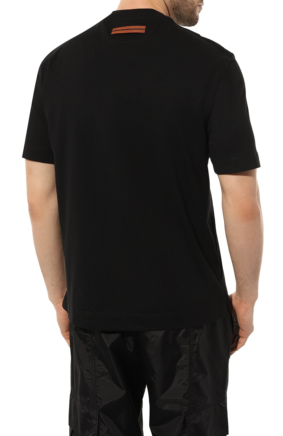 Хлопковая футболка ZEGNA, арт. E7364/A777, фото 4