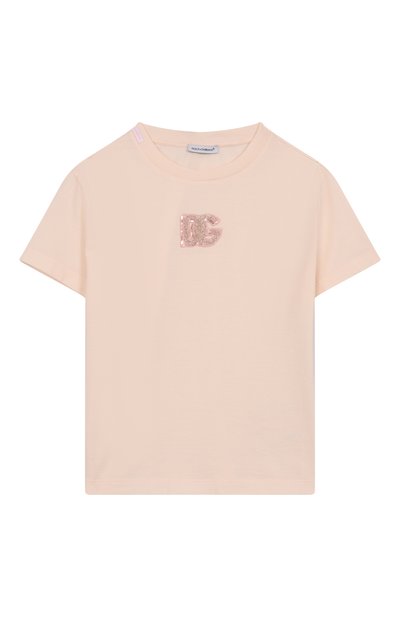 Хлопковая футболка DOLCE & GABBANA, арт. L5JTNK/G7PKU/10-12+