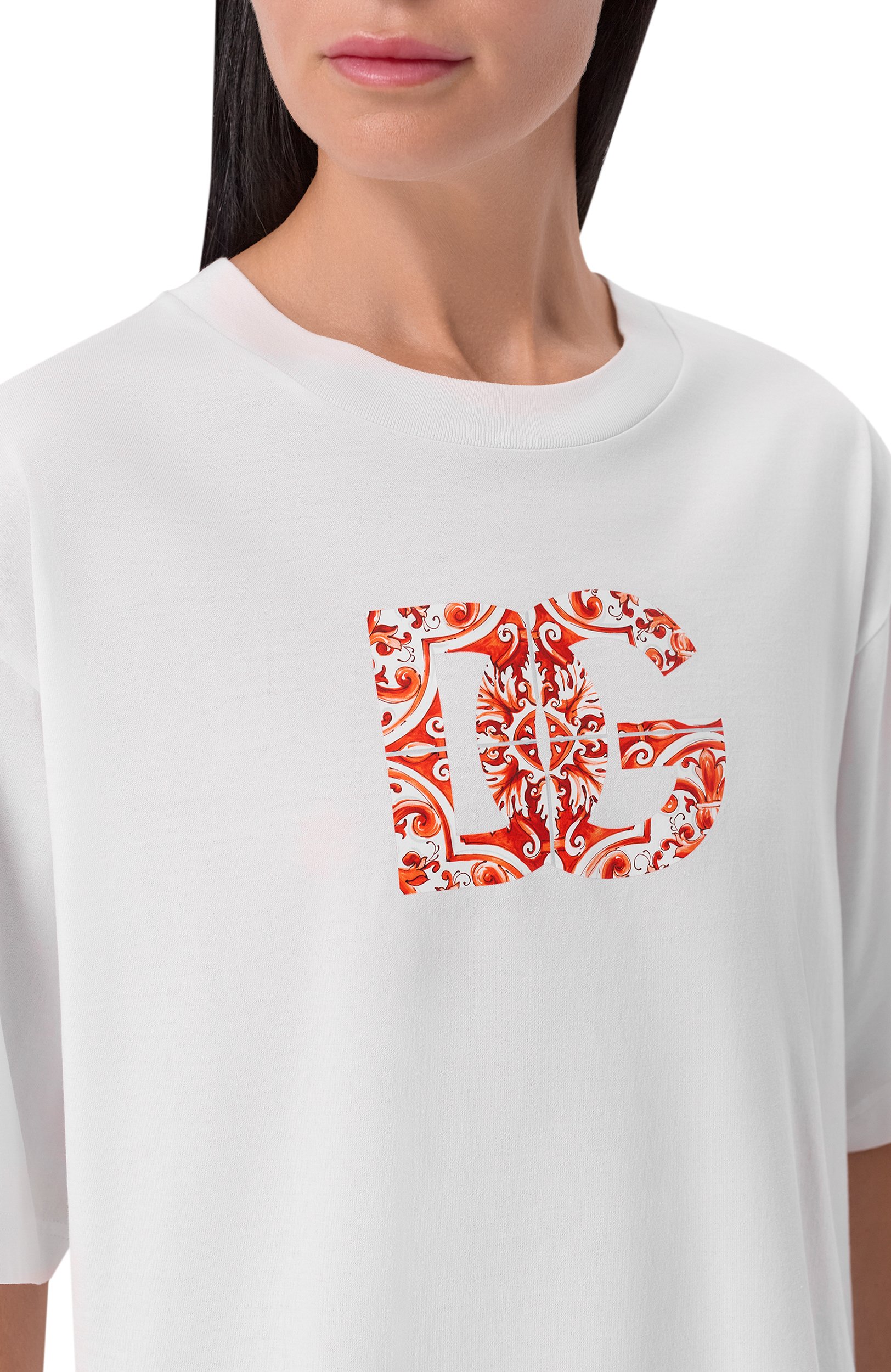 Хлопковая футболка DOLCE & GABBANA, арт. F8V57T/GDD2C, фото 5