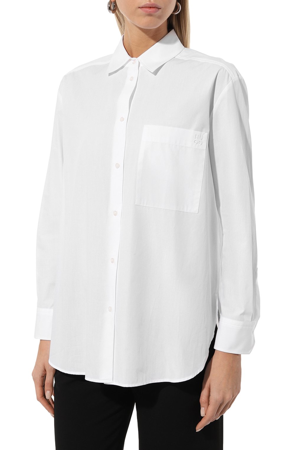 Хлопковая рубашка HUGO, арт. 50515741, фото 3