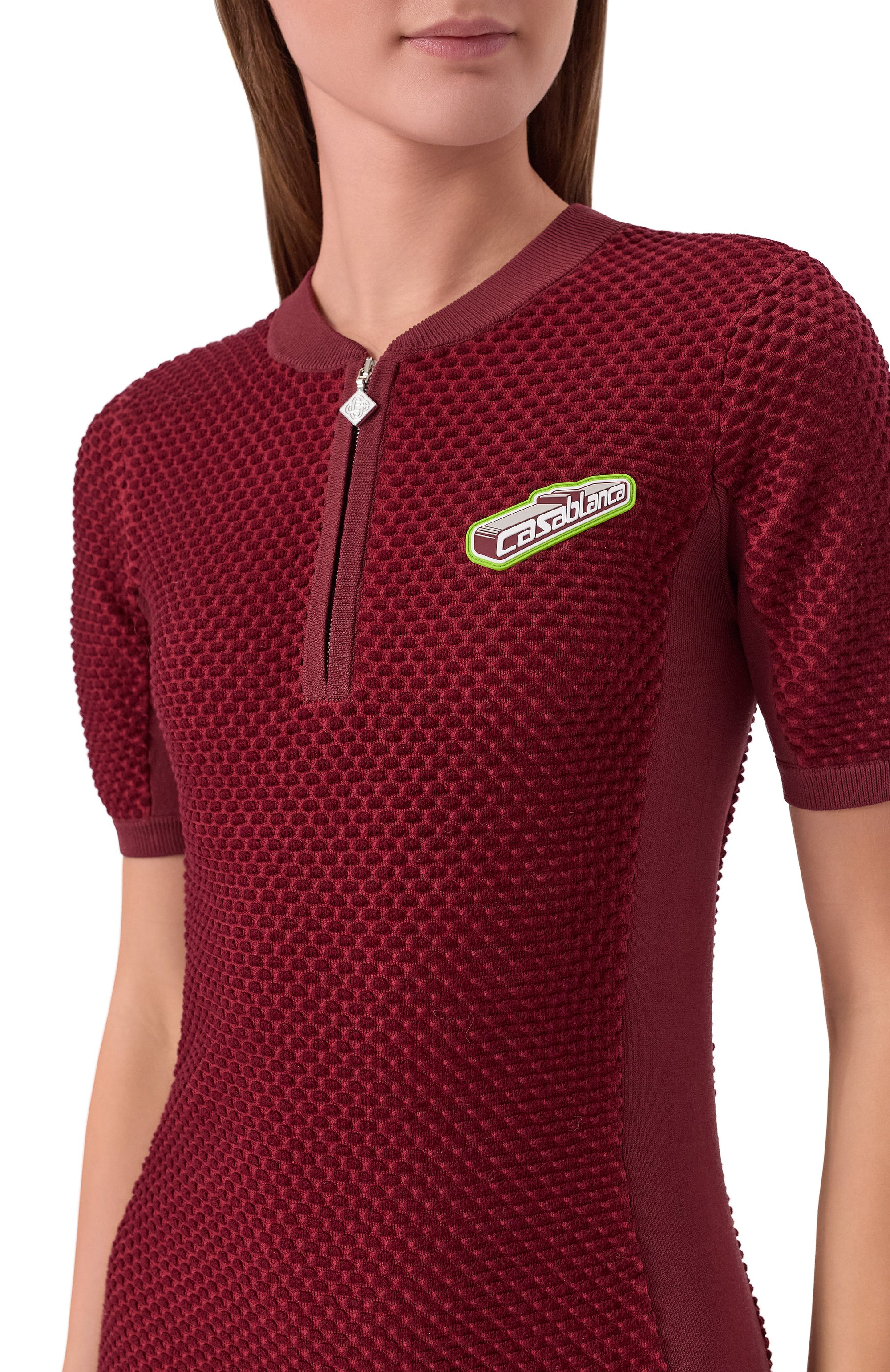 Платье из вискозы и хлопка CASABLANCA, арт. W-SP26-KW-1257-01, фото 4