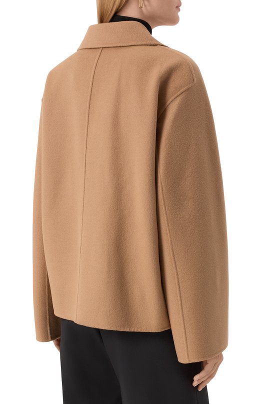 Шерстяная куртка Weekend Max Mara SALE Бежевый  SALE Фото 4