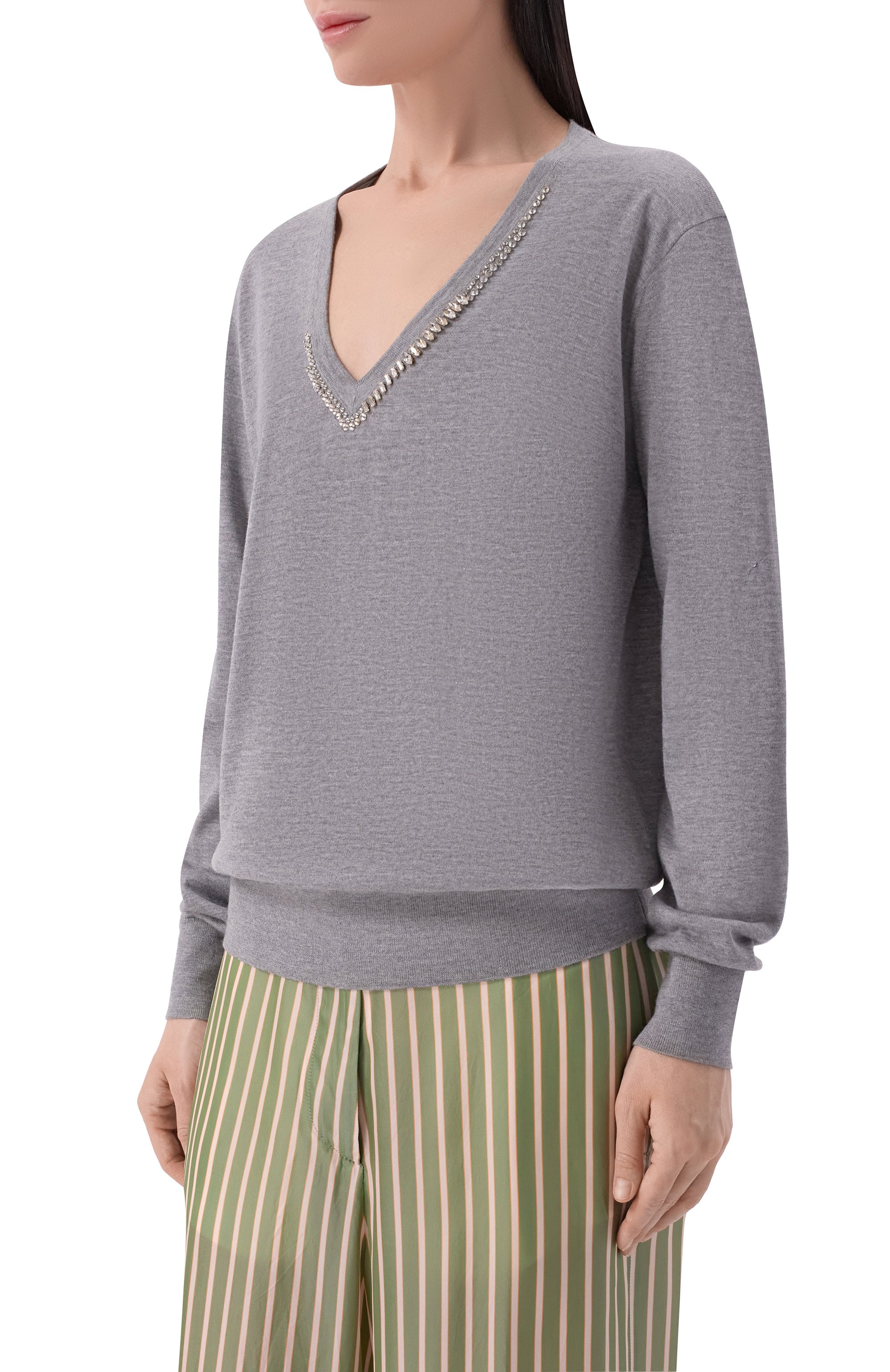 Шерстяной пуловер DRIES VAN NOTEN, арт. 011204/3700, фото 3