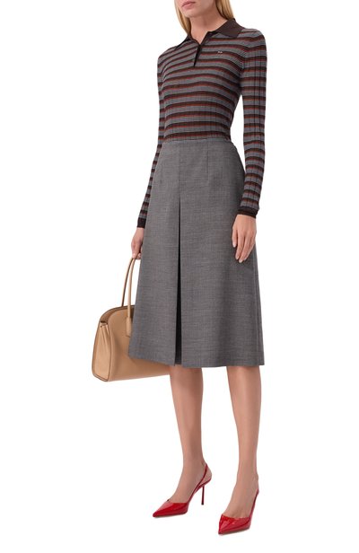 Поло из кашемира и шелка PRADA, арт. P24G3A/6289, фото 2