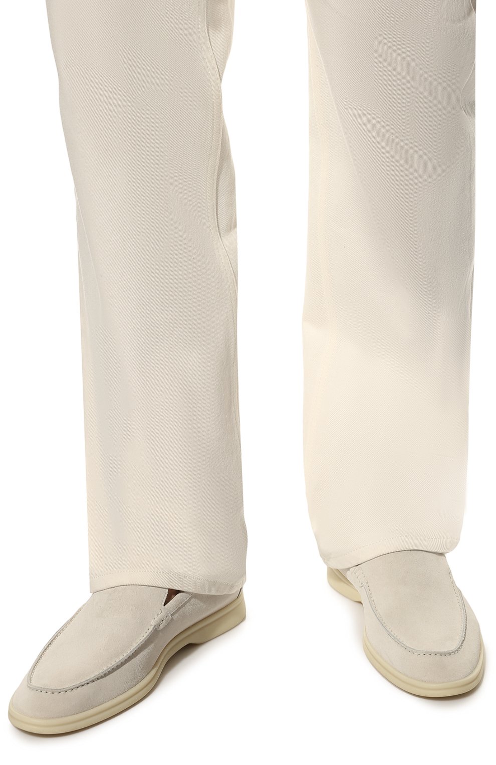 Замшевые лоферы summer walk LORO PIANA, арт. FAE8124, фото 3