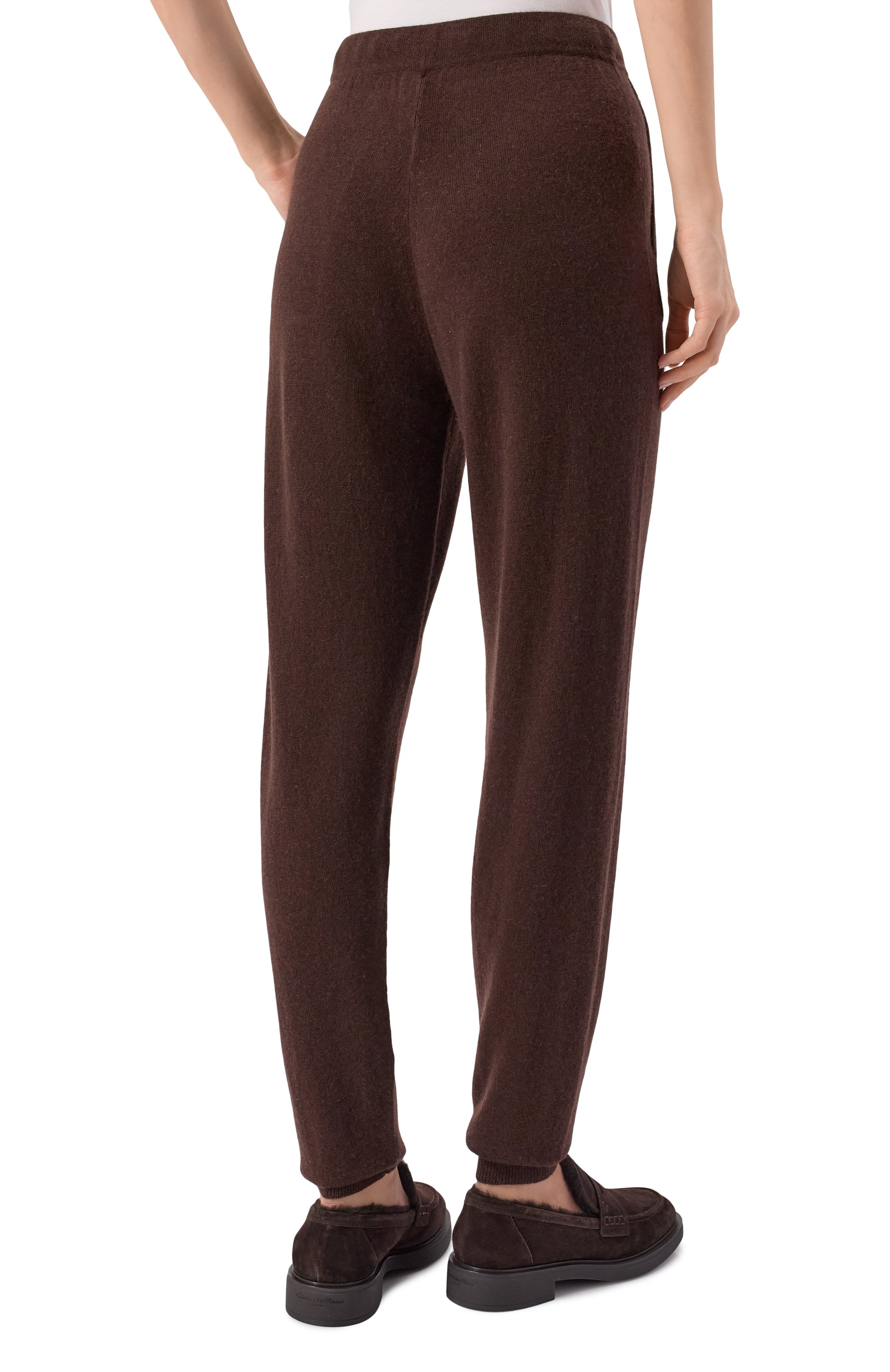 Джоггеры из шерсти и кашемира ALLUDE, арт. 255/17708, фото 4