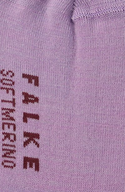 Носки из шерсти и хлопка FALKE сиреневого цвета по цене 2940 руб., арт. 47488, фото 2 Носки из шерсти и хлопка FALKE, арт. 47488, фото 2