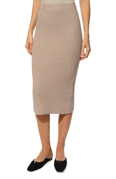 Юбка из шерсти и кашемира CREM38, арт. CREM217 VIRGILI0, фото 3