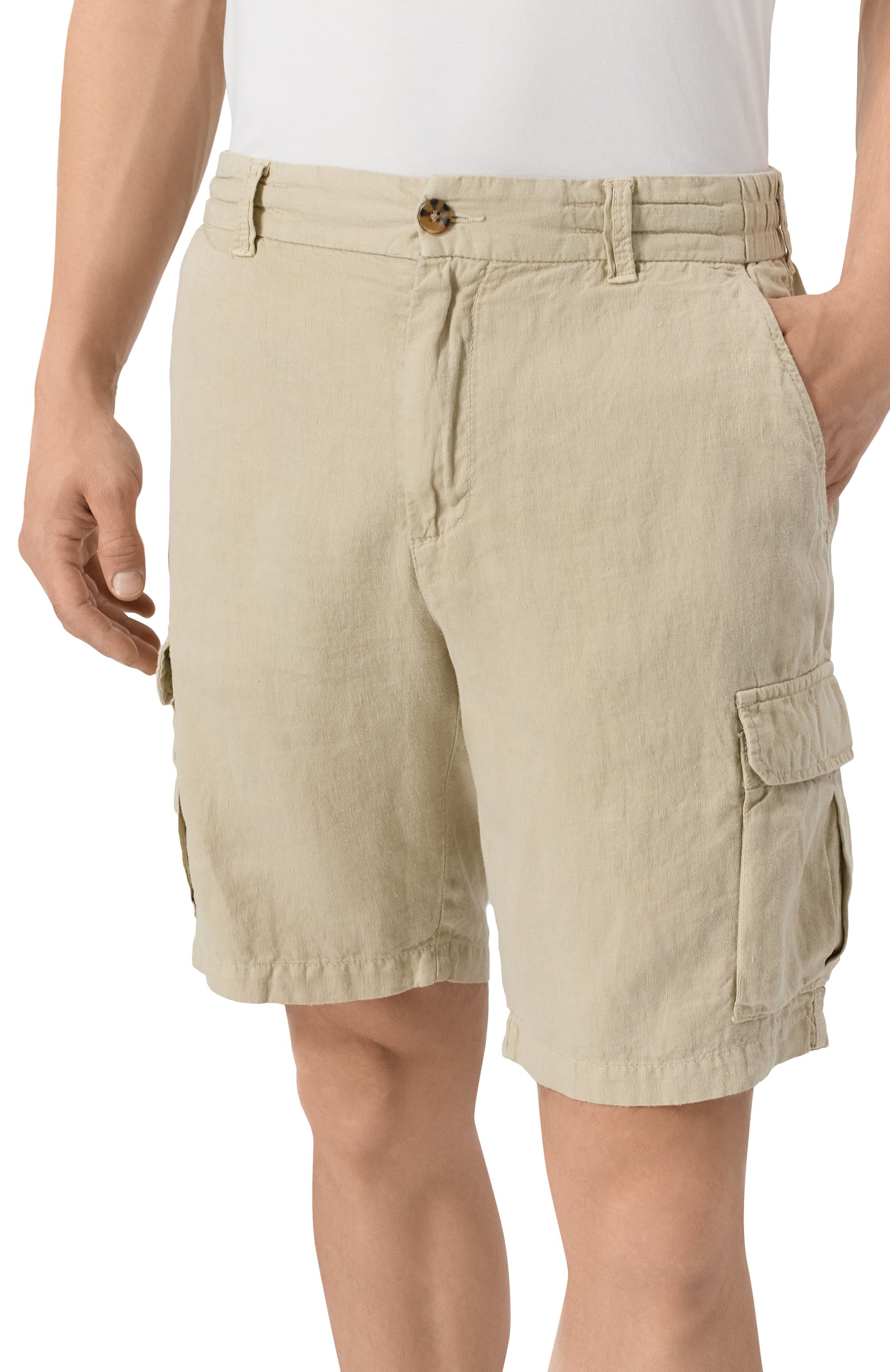 Льняные шорты MC2 SAINT BARTH, арт. STBM R0DI/01961H, фото 3